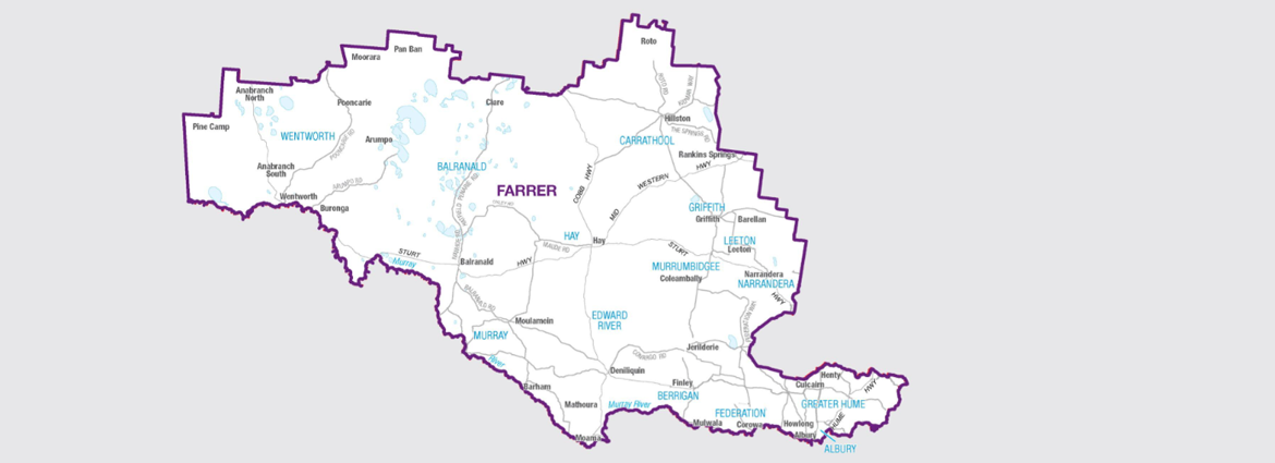 map of farrer division